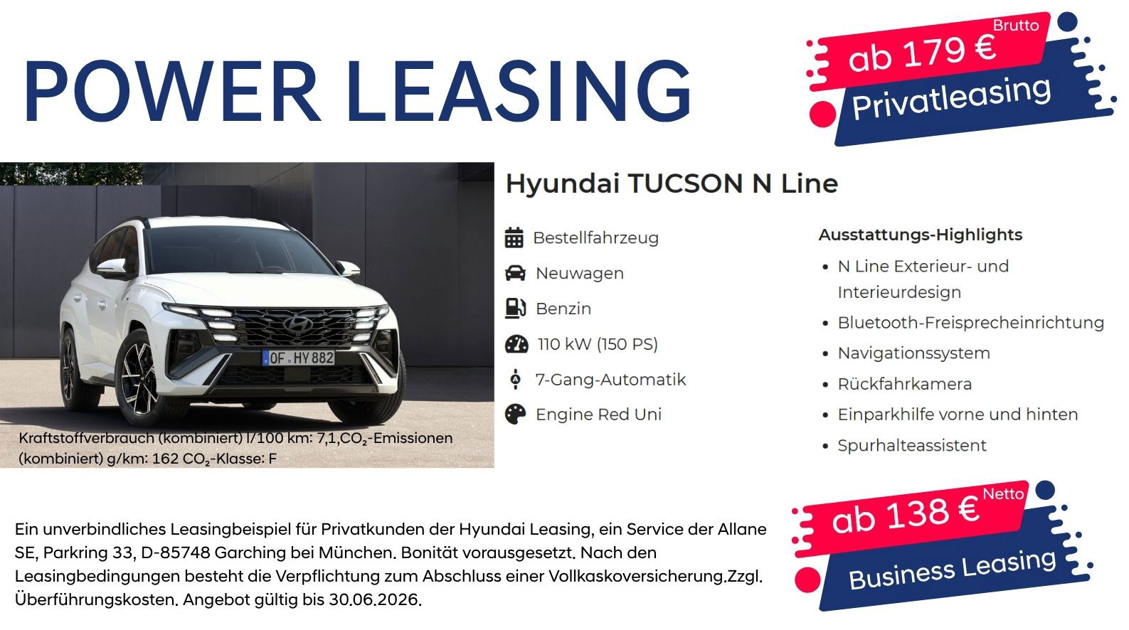 Hyundai Tucson N-Line Powerleasing
